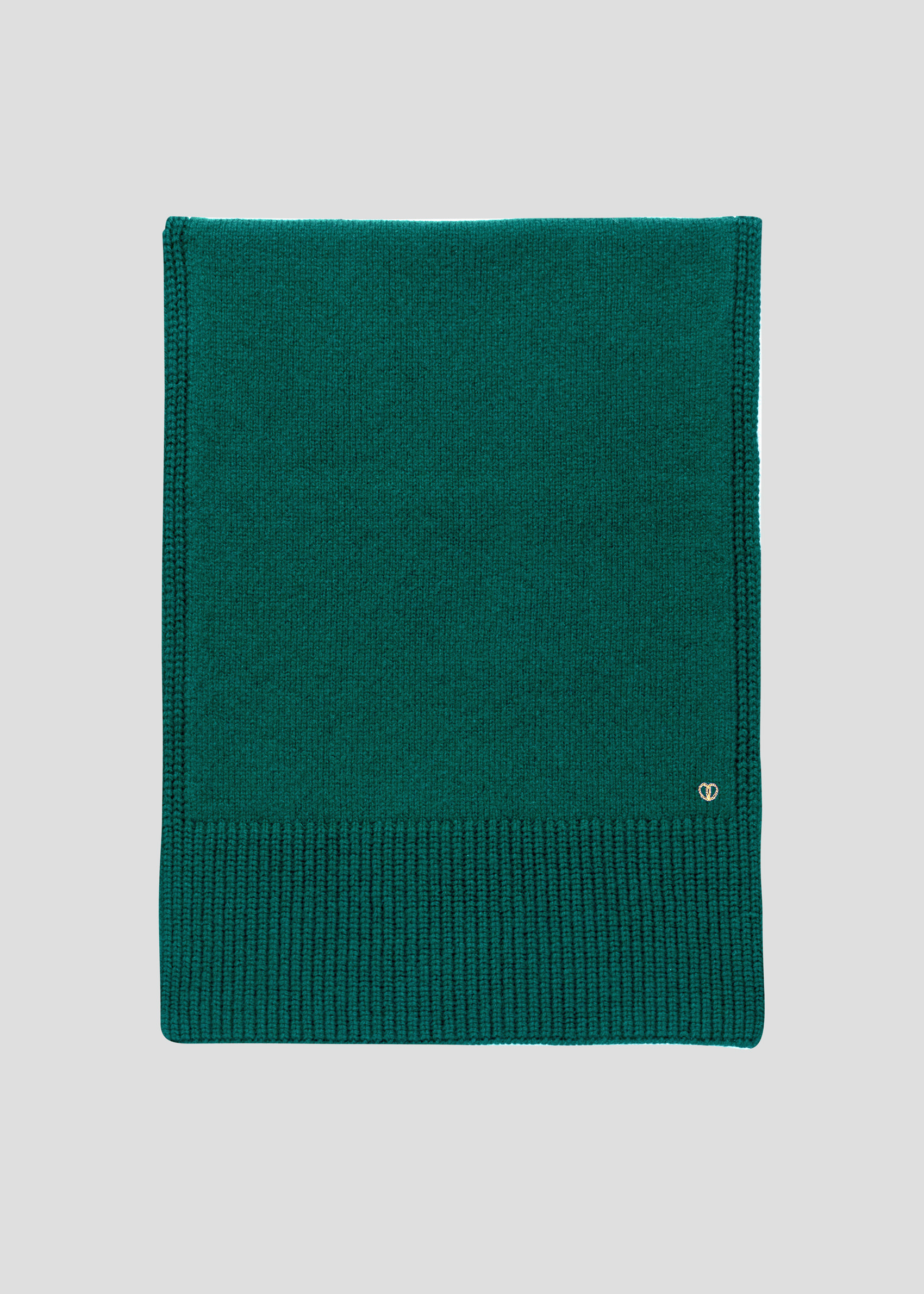 SEVEN GAUGE: WOOL SCARF GREEN