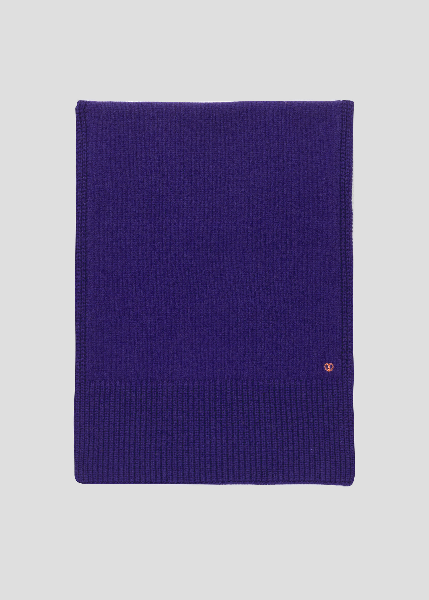 SEVEN GAUGE: SCIARPA IN MAGLIA VIOLA