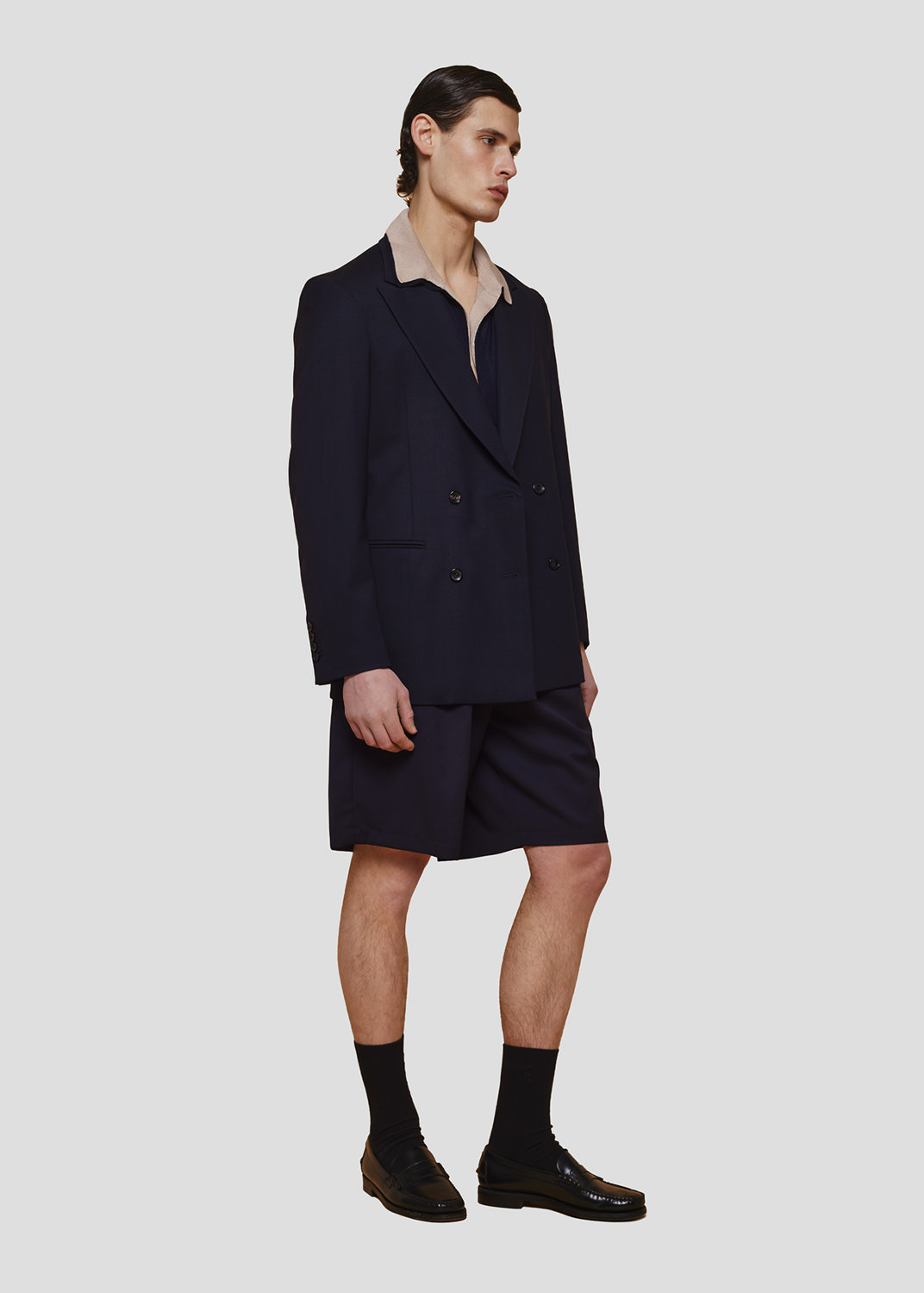 SEVEN GAUGE: SHORT IN MAGLIA EFFETTO A SPRUZZO PINK