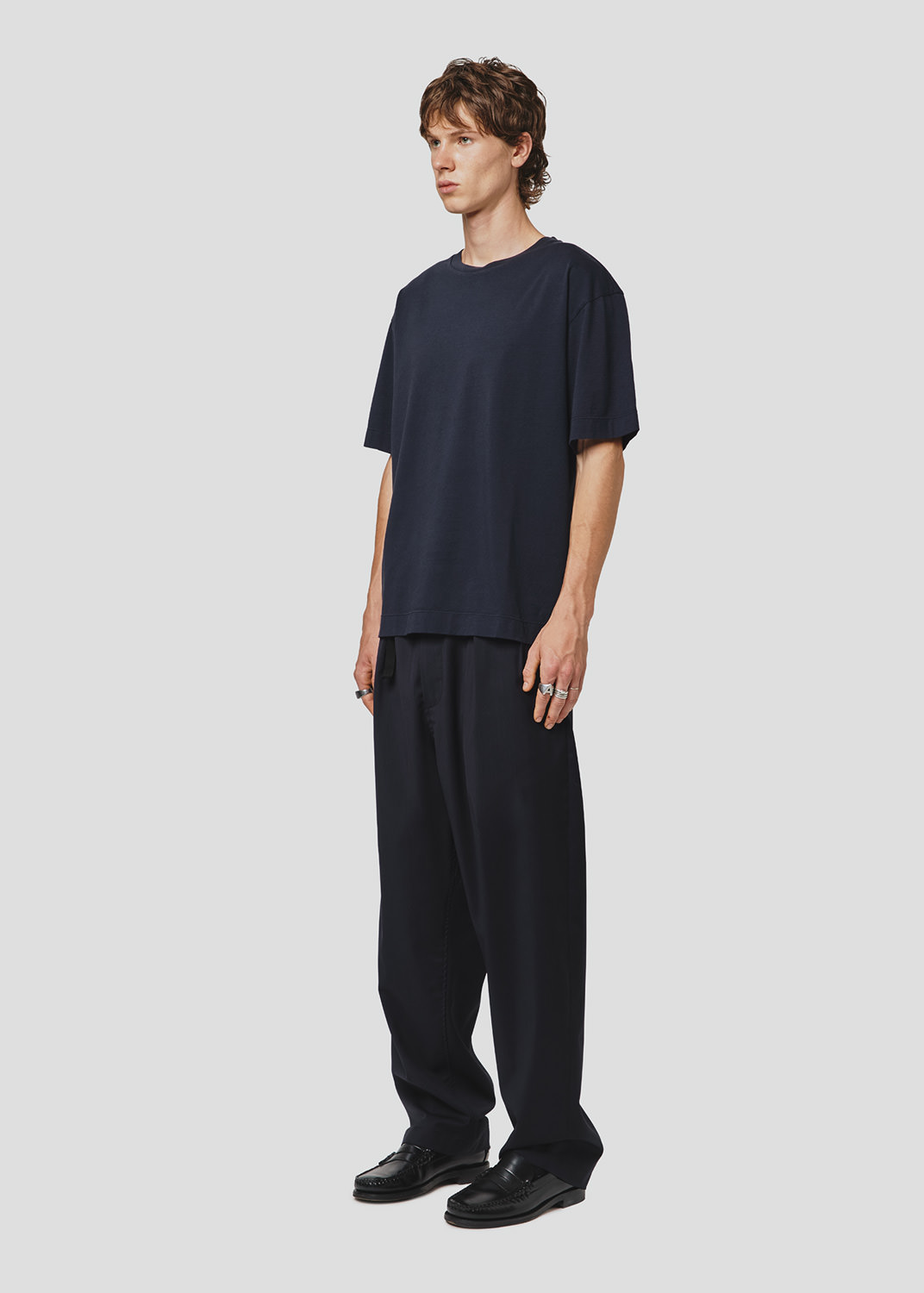 SEVEN GAUGE: CREWNECK TEE SHORT SLEEVES BLUE