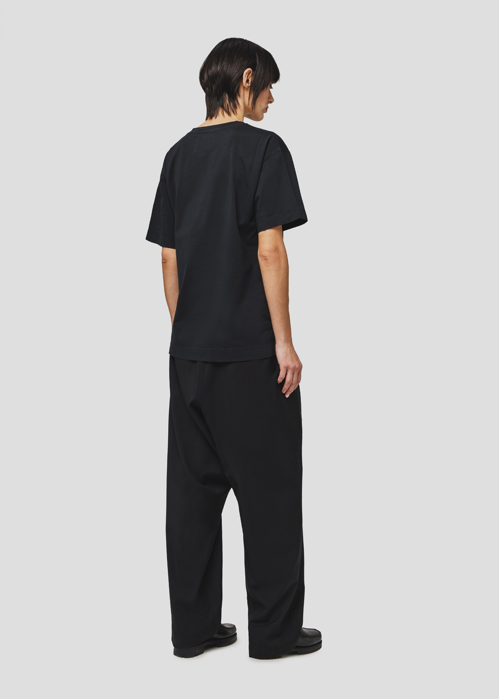 SEVEN GAUGE: CREW NECK TEE SHORT SLEEVE BLACK