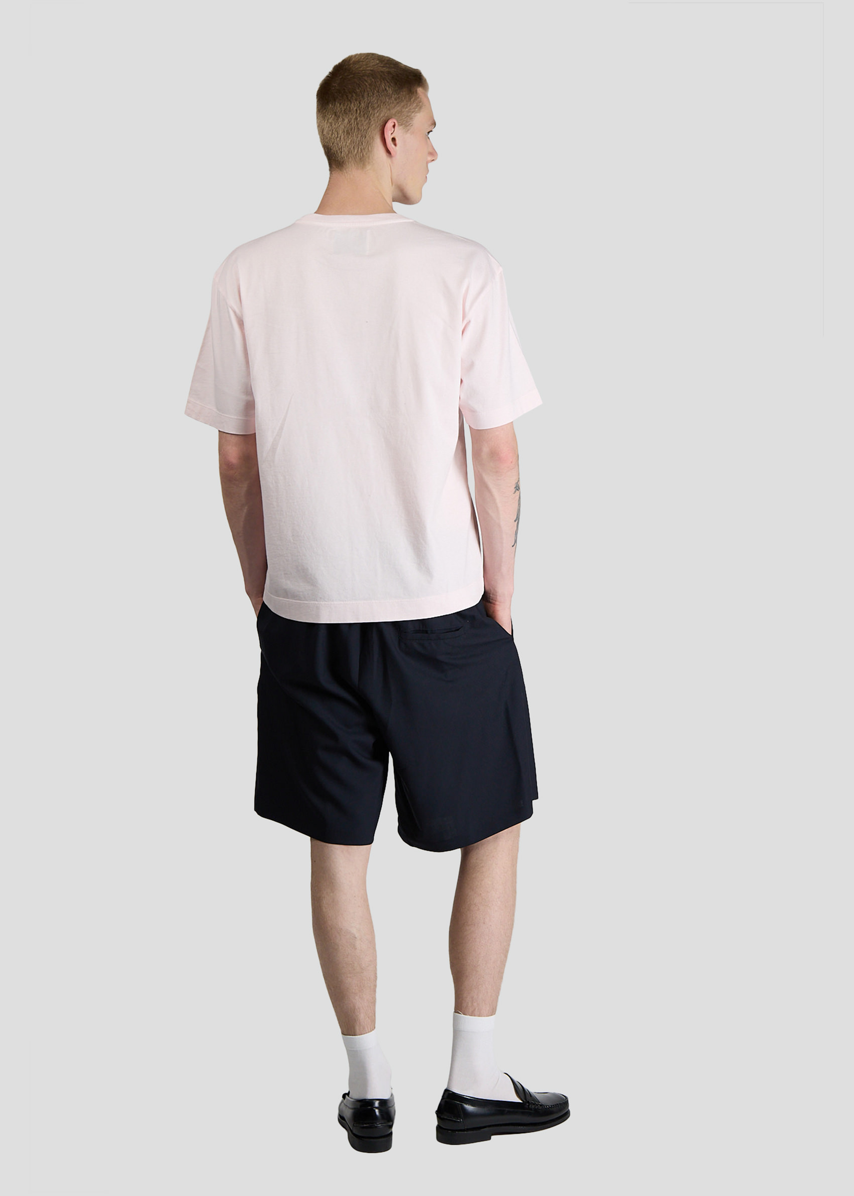 SEVEN GAUGE: T-SHIRT CREWNECK SHORT SLEEVE LIGHT PINK